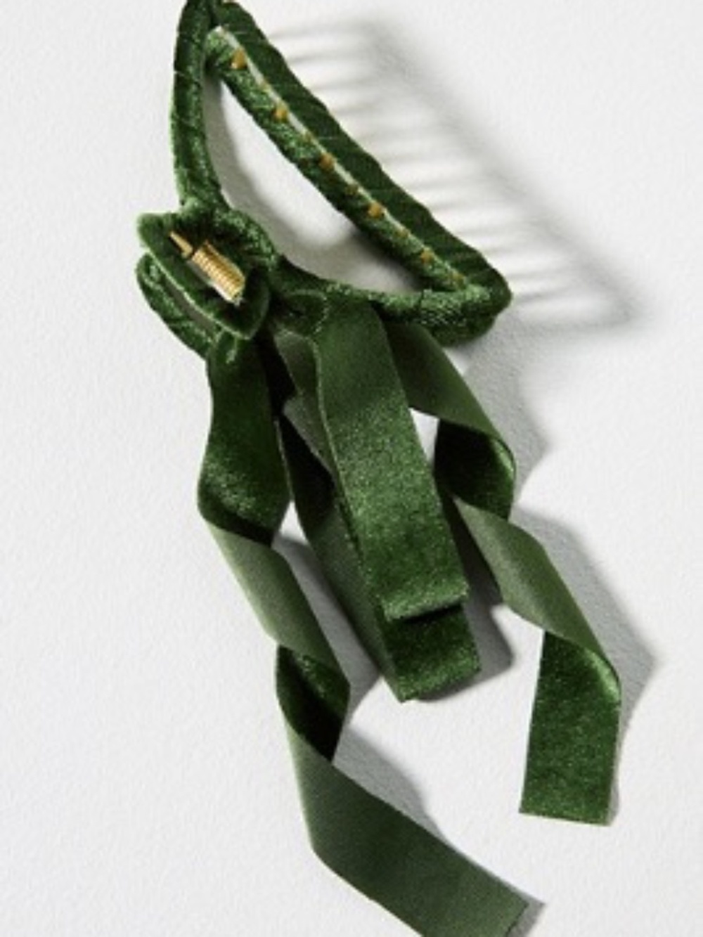 NWT Anthropologie Velvet Bow Claw Hair Clip - Picture 1 of 2